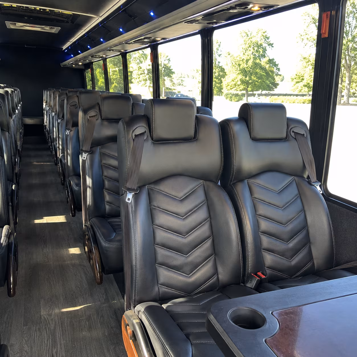 35 passenger minibus interior