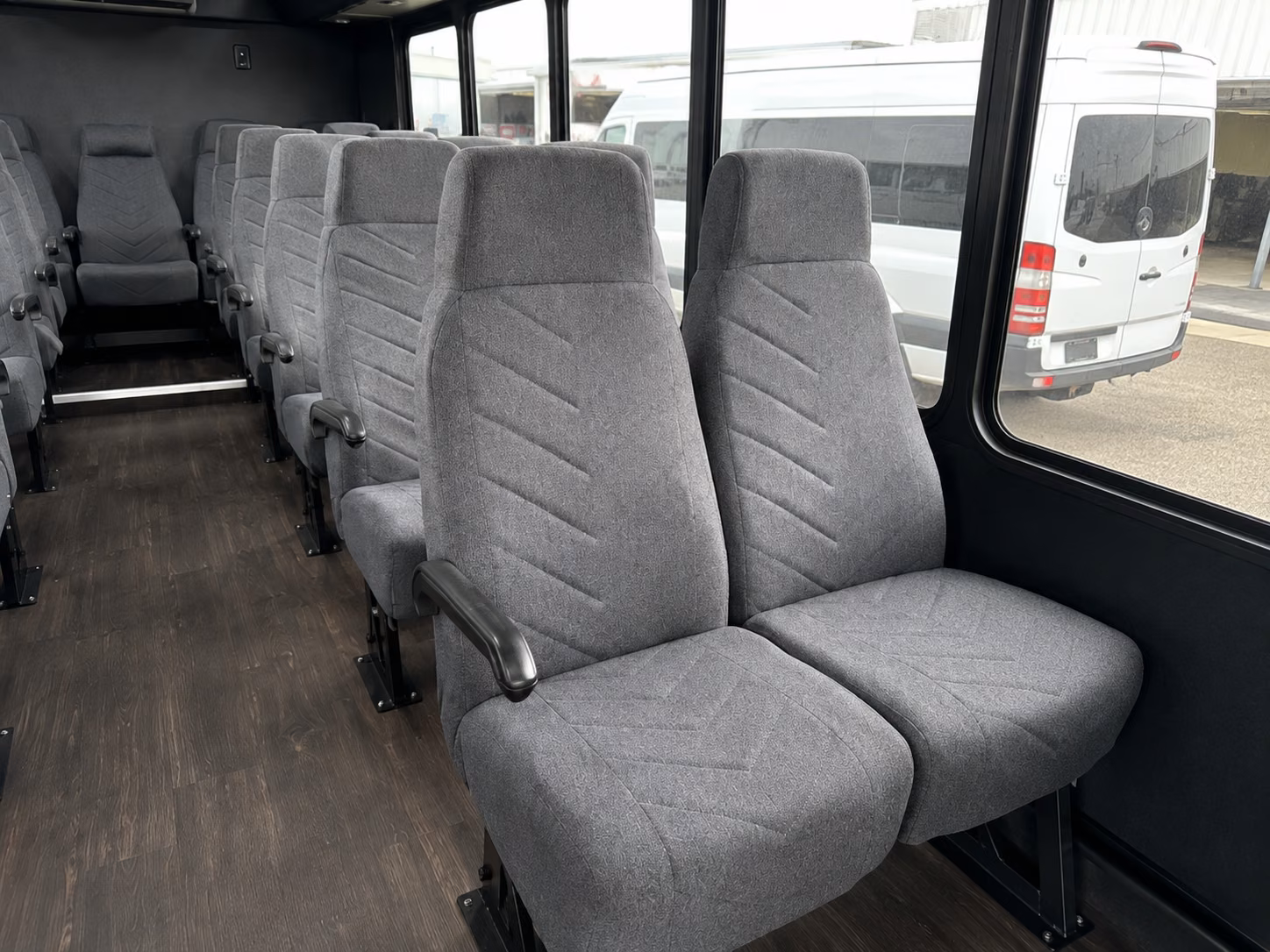 irvine 20 passenger minibus interior