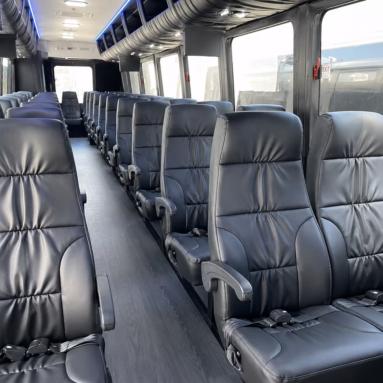 irvine 25 passenger minibus inside