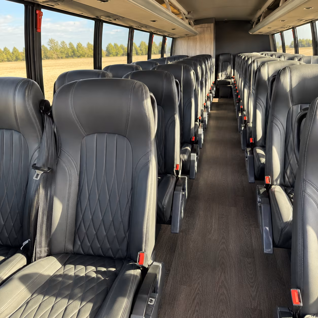 irvine 25 passenger minibus interior