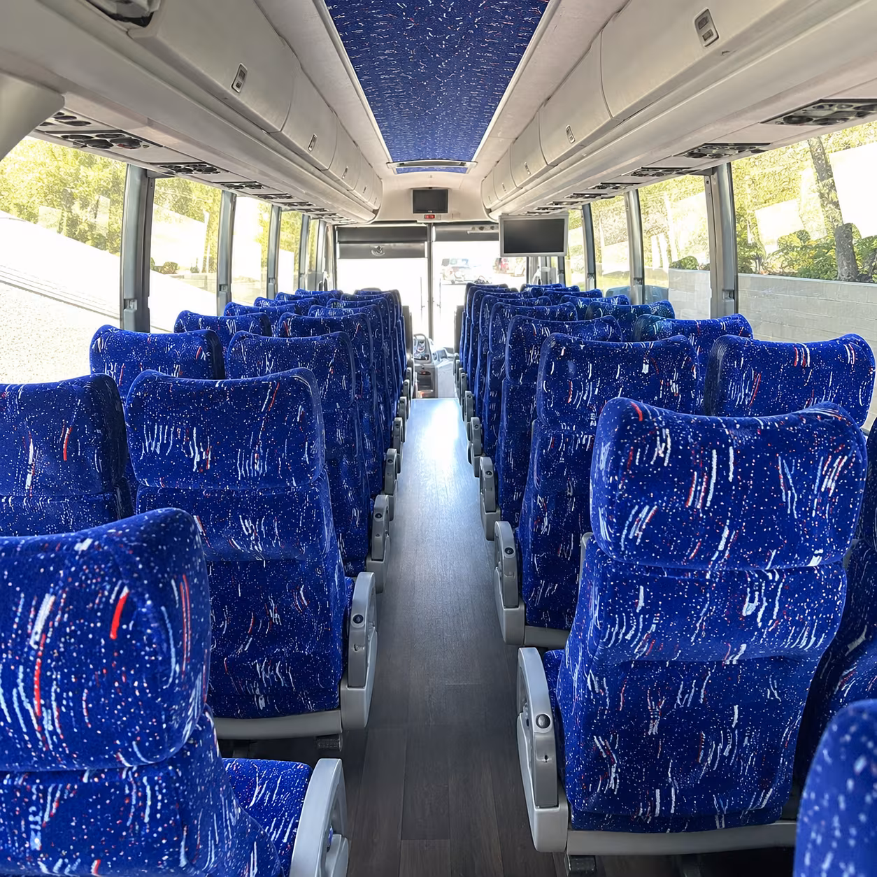 irvine charter bus interior