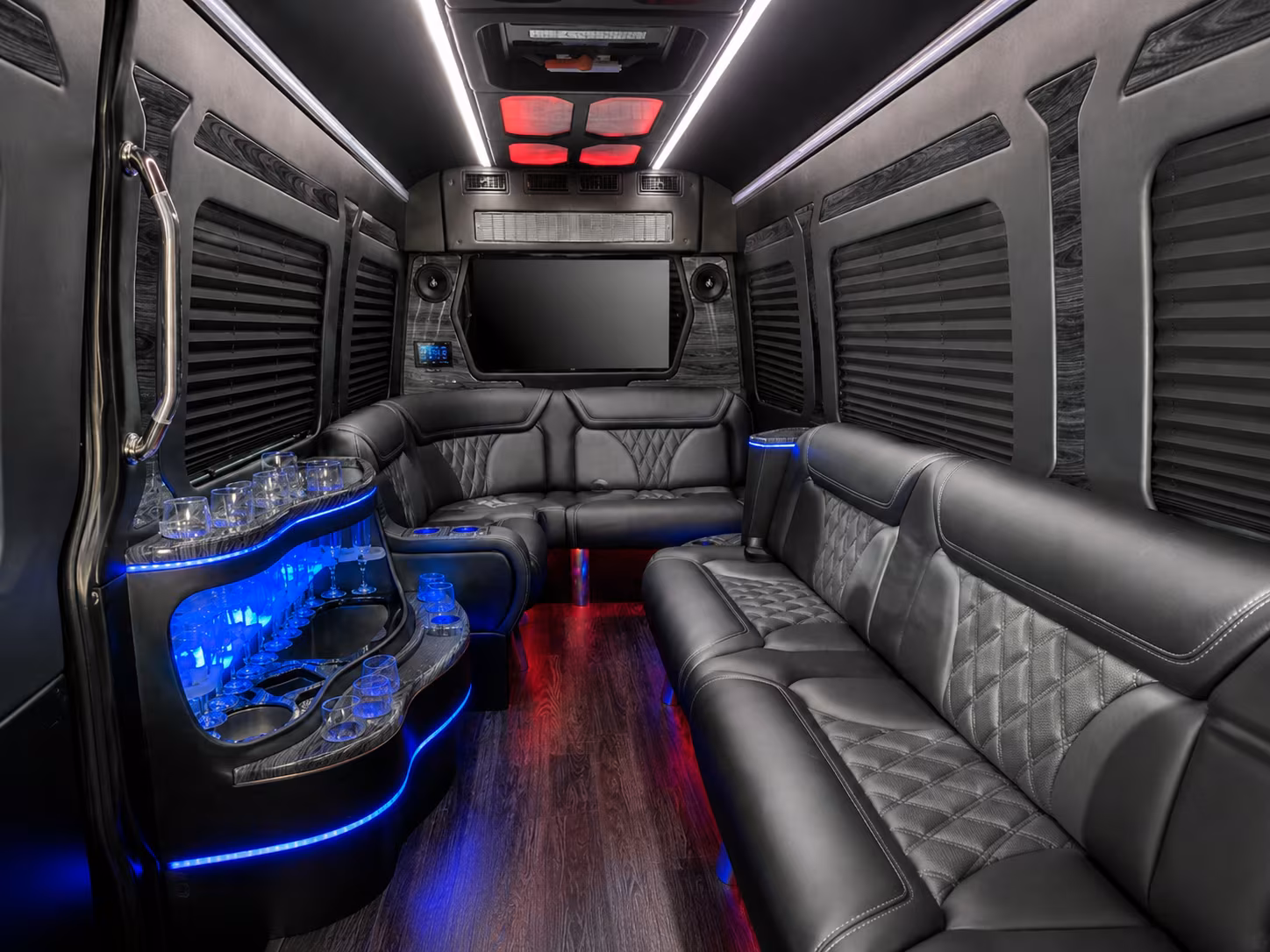 irvine corporate transportation onboard seating