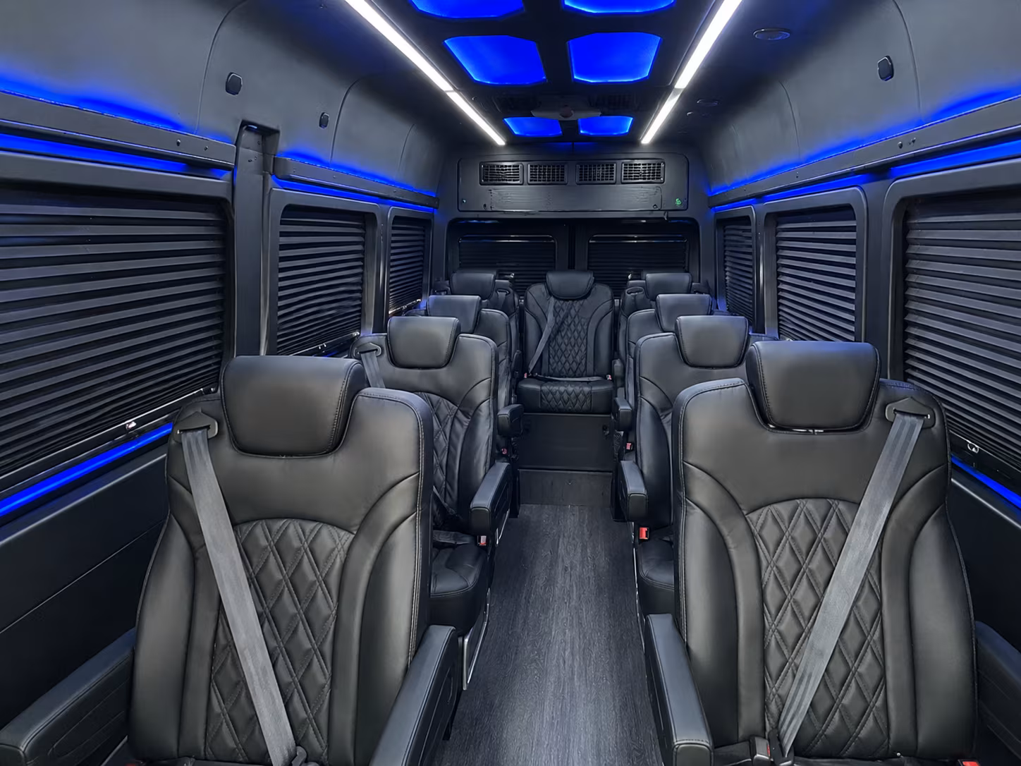 irvine sprinter van with driver interior