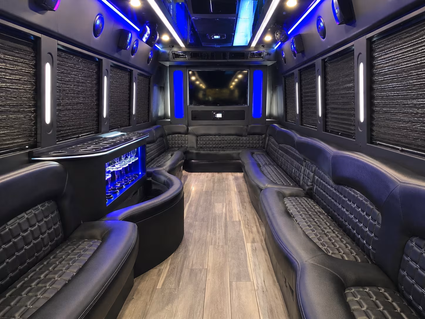 party buses for irvine wedding parties and bridal groups